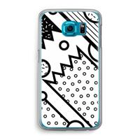 Pop Art #4: Samsung Galaxy S6 Transparant Hoesje