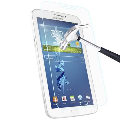 Samsung Galaxy Tab 3 7.0 inch Gehard glazen schermprotector 0.4mm 9H+ ultra 2.5D hardheid (transparant)