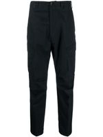 TOM FORD cargo-pockets straight-leg cotton trousers - Bleu