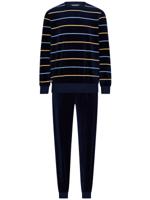 Velours heren pyjama strepen