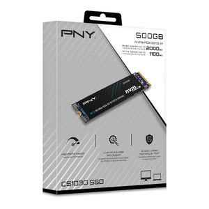 PNY CS1030 M.2 500 GB PCI Express 3.0 3D NAND NVMe