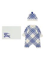 Burberry Kids trousseau de naissance à carreaux - Blanc - thumbnail