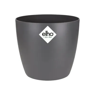 Elho brussels mini bloempot rond 10,5 cm antraciet
