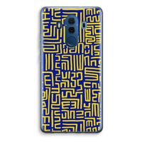 Majorelle Blue Print: Huawei Mate 10 Pro Transparant Hoesje