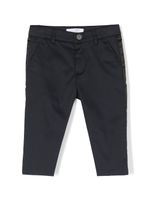 Roberto Cavalli Junior pantalon en coton à patch logo - Noir