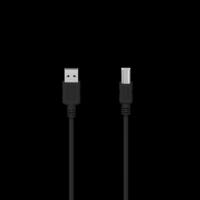 Kabel USB A naar USB B Hama Technics 00300065 Grijs (1,5 m) - thumbnail