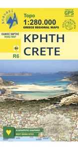 Wegenkaart - landkaart R6 Crete - Kreta | Anavasi