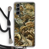 Haeckel Lacertilia: Samsung Galaxy S21 Transparant Hoesje met koord