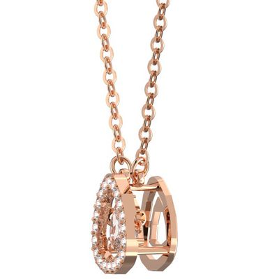 Swarovski 5640292 Ketting Millenia Trilliant rosekleurig-wit 38-45 cm