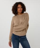Esqualo Sweater oversized lurex | Sand