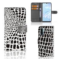 Huawei P30 Pro | Telefoonhoesje | Met pasjeshouder | Slangenprint
