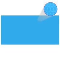 vidaXL Zwembadhoes 975x488 cm PE blauw - thumbnail