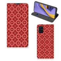 Samsung Galaxy A51 | Hoesje met Magneet | Batik Rood