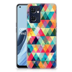 OPPO Reno 7 5G | Find X5 Lite TPU bumper Geruit