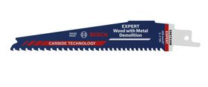 Bosch Accessories 2608900396 Expert Wood with Metal Demolition S 967 XHM reciprozaagblad, 1 stuk Zaagbladlengte 150 mm 1 stuk(s)