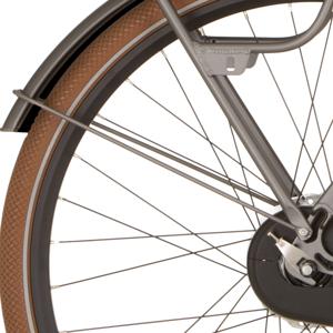 Cortina spatbordstang achter 28 foss lead metal matt