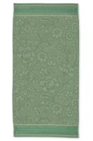 Pip Studio Grote Handdoek Jasmin Jacquard Groen 70x140cm