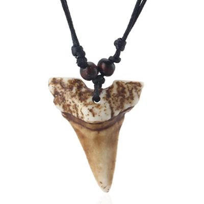 Touw Ketting voor Mannen met Bruine Pijl Kettinghanger van Hars