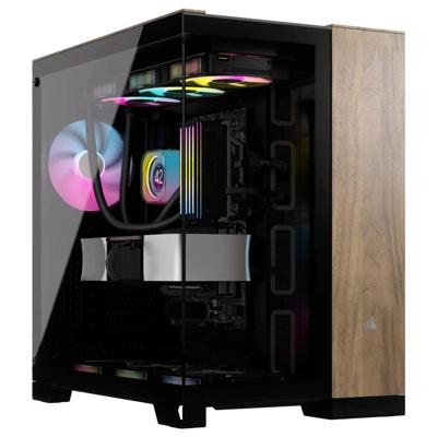 Corsair CC-9011282-WW Midi-tower PC-behuizing Zwart, Walnoot