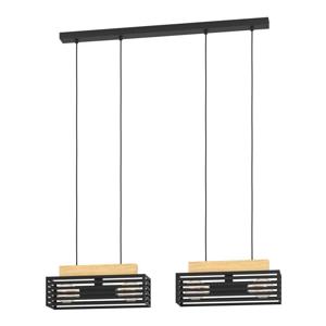 Stars of Light HanglampCidraz vierkant met hout - 390164