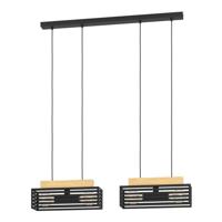 Stars of Light HanglampCidraz vierkant met hout - 390164