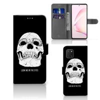 Telefoonhoesje met Naam Samsung Note 10 Lite Skull Eyes