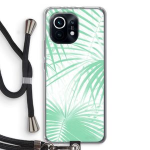 Palmbladeren: Xiaomi Mi 11 Transparant Hoesje met koord