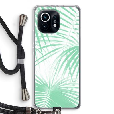 Palmbladeren: Xiaomi Mi 11 Transparant Hoesje met koord