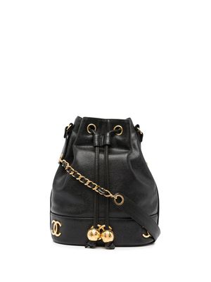 CHANEL Pre-Owned sac porté épaule Triple CC (1992) - Noir