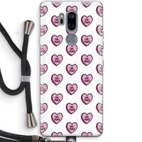 GIRL POWER: LG G7 Thinq Transparant Hoesje met koord