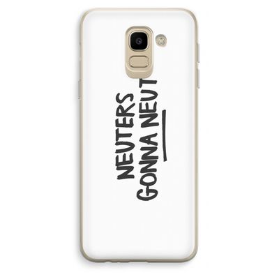 Neuters: Samsung Galaxy J6 (2018) Transparant Hoesje