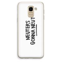 Neuters: Samsung Galaxy J6 (2018) Transparant Hoesje