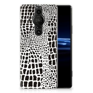 Sony Xperia Pro-I TPU Hoesje Slangenprint