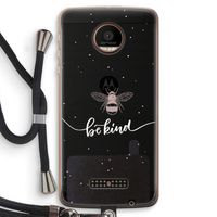 Be(e) kind: Motorola Moto Z Force Transparant Hoesje met koord