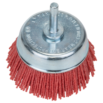 Bosch Accessoires Komstaalborstels voor boormachines - nylondraad met korund schuurmiddel K80, 75 mm - 2609256525