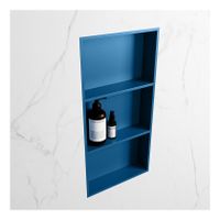 Wandnis Solid Surface Easy | In- en opbouw | 30x60x8 cm | 3 vakken | Jeans