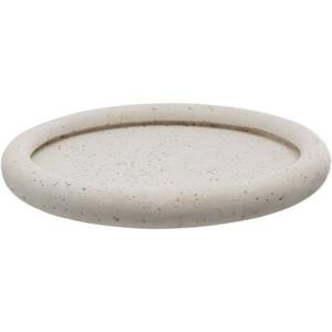 Decoratie tray Nordic - off-white - Ø26cm - Leen Bakker