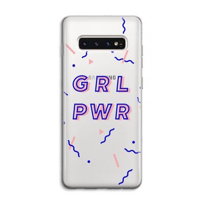 GRL PWR: Samsung Galaxy S10 4G Transparant Hoesje