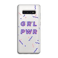 GRL PWR: Samsung Galaxy S10 4G Transparant Hoesje