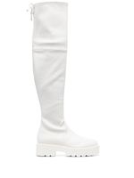 Stuart Weitzman cuissardes Lowland - Blanc - thumbnail