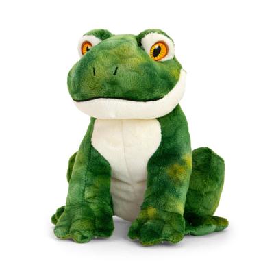 Keel Toys kikker - knuffel - pluche - groen - 18 cm - dieren - cadeau Keel Toys kikker - knuffel - pluche - groen - 18 cm - dieren - cadeau