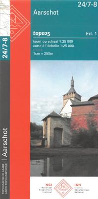 Wandelkaart - Topografische kaart 24/7-8 Topo25 Aarschot - Scherpenheuvel - Rillaar | NGI - Nationaal Geografisch Instituut Wandelkaart - Topografische kaart 24/7-8 Topo25 Aarschot - Scherpenheuvel - Rillaar | NGI - Nationaal Geografisch Instituut