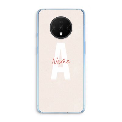 Strawberry Milkshake: OnePlus 7T Transparant Hoesje
