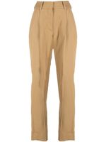 Blazé Milano pantalon à détails de plis - Marron