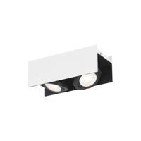 EGLO Vidago Plafondlamp - LED - 31 cm - Wit/Zwart - Dimbaar - thumbnail