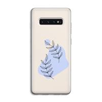 Leaf me if you can: Samsung Galaxy S10 4G Transparant Hoesje - thumbnail