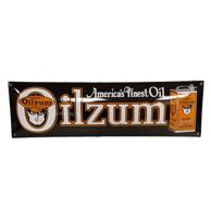 Oilzum Motor Oil Emaille Bord - 68 x 20cm Oilzum Motor Oil Emaille Bord - 68 x 20cm