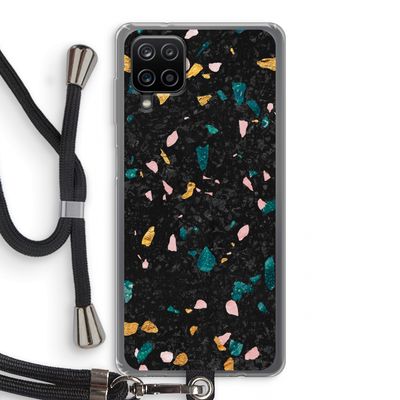 Terrazzo N°10: Samsung Galaxy A12 Transparant Hoesje met koord