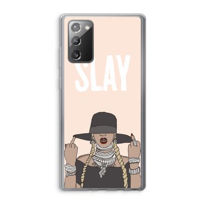 Slay All Day: Samsung Galaxy Note 20 / Note 20 5G Transparant Hoesje