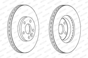 Ferodo Remschijf DDF1567C